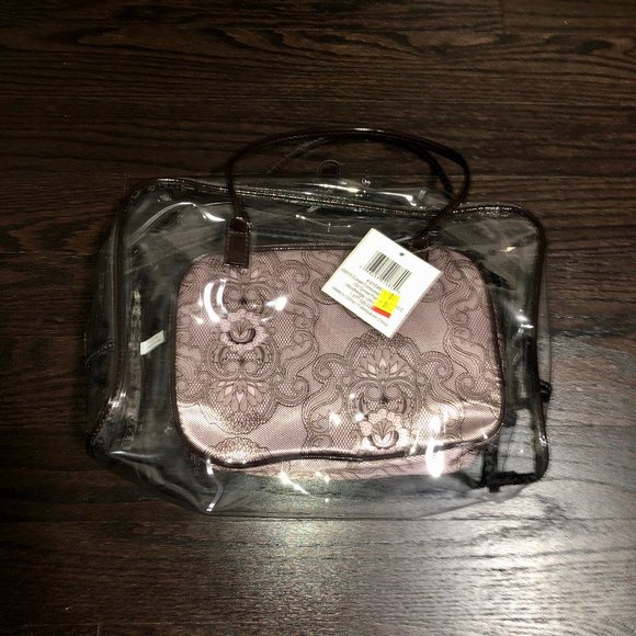 NWT - Clear Bag With A Makeup Pouch - Picture 1 of 6